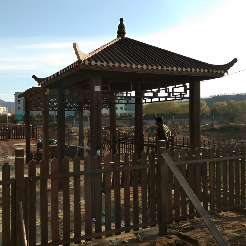 防腐木凉亭02