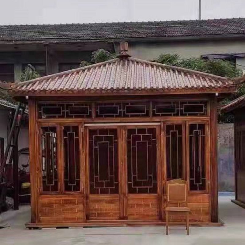 防腐木岗亭006