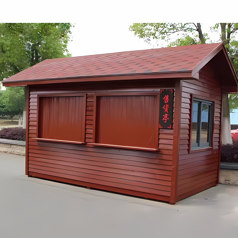 防腐木岗亭009